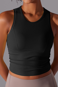 Outerwear Crop Pilates Tee