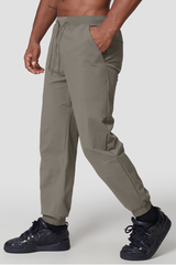 Men's  Quick-Dry Elastic Waist Drawstring Tapered Joggers