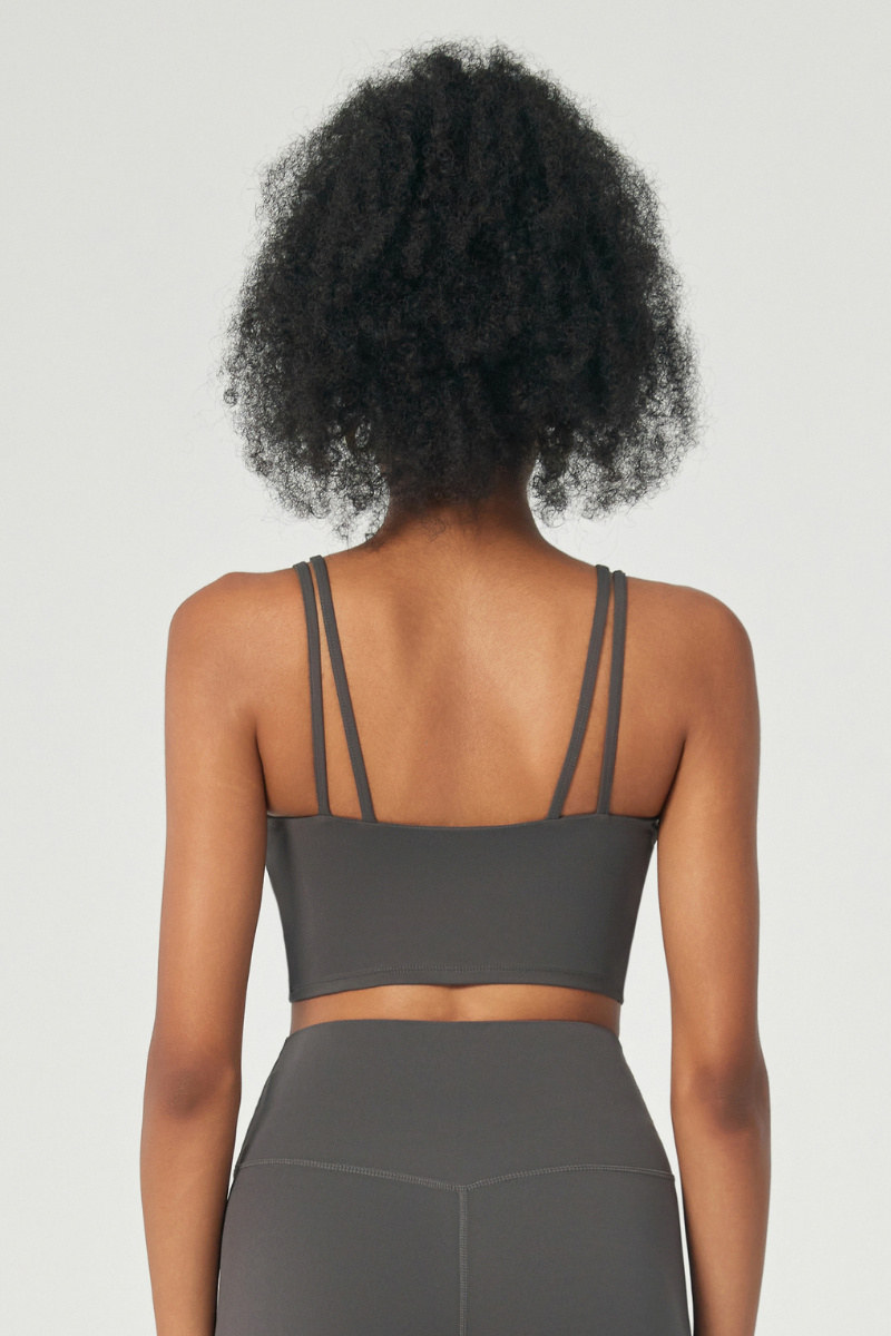 Women's V-Neck Double-Strap Sports Bra