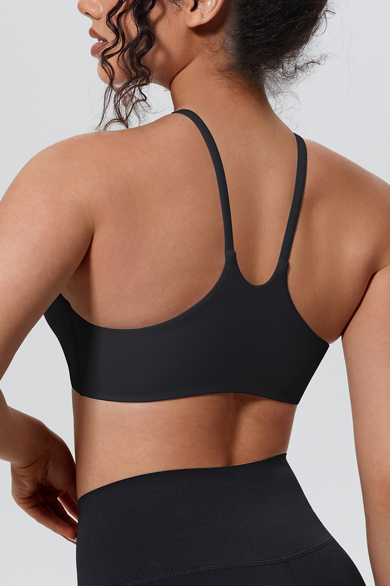 Women's Sport U-neck Slim Shoulder Straps Push Up Bra