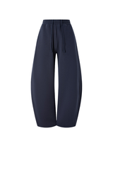 Unisex Fall Streetwear Curved Scimitar Wide‑Leg Sweatpants
