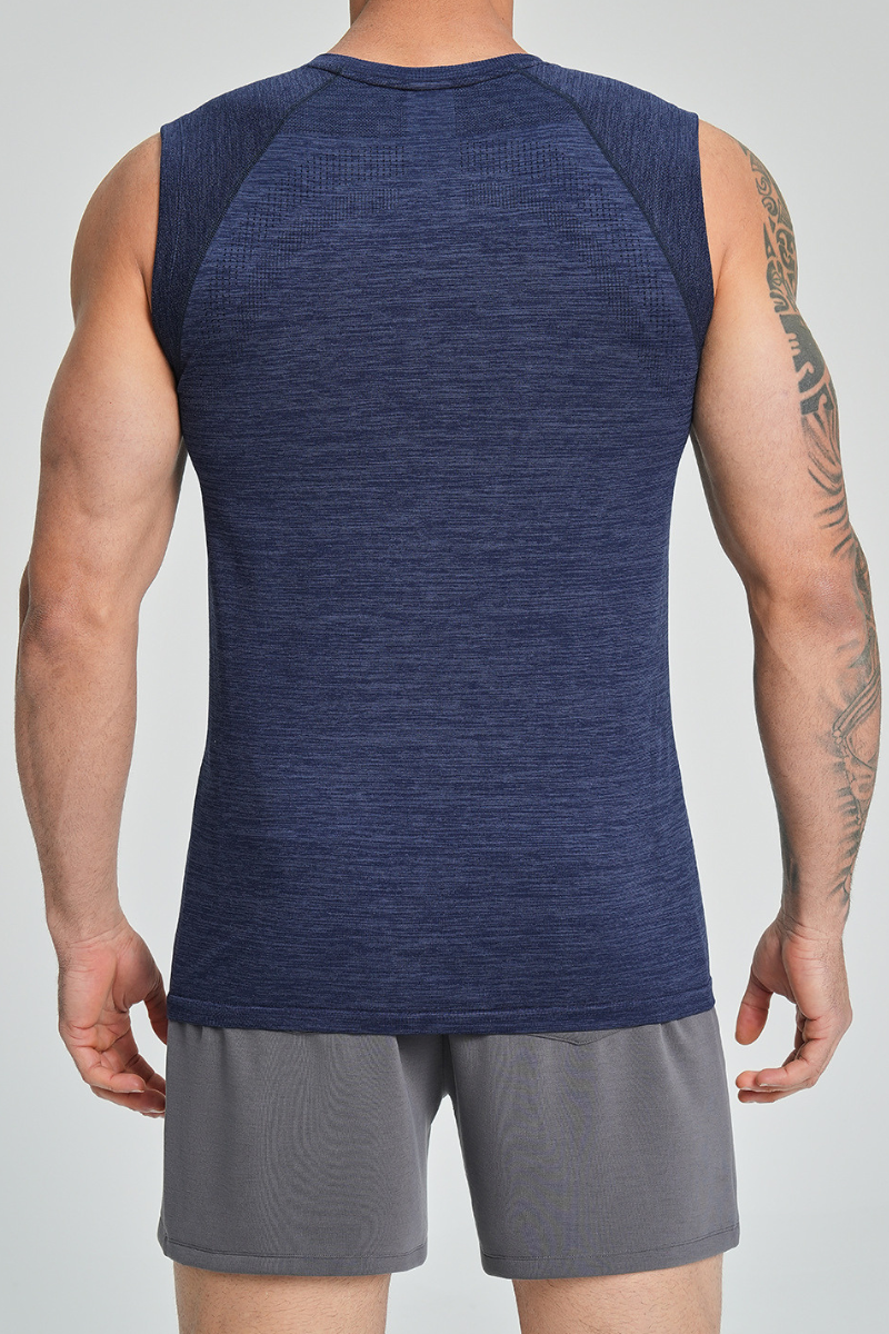 Men's Summer Soft Textured Quick Dry Sports Tank Top