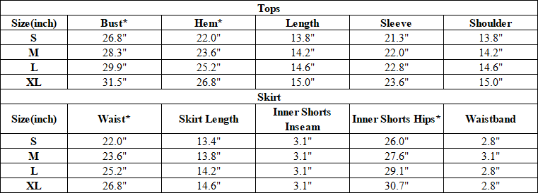 Women's Petal Long Sleeve Crop Top And Tennis Skirts Two-Piece Set