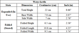 Silicone Collapsible Outdoor Portable Water Sports Bottle