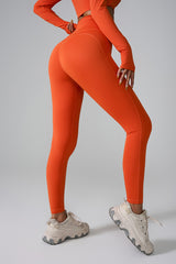 Women'S Pocket High-Waisted Seamless Sculpting Yoga Leggings