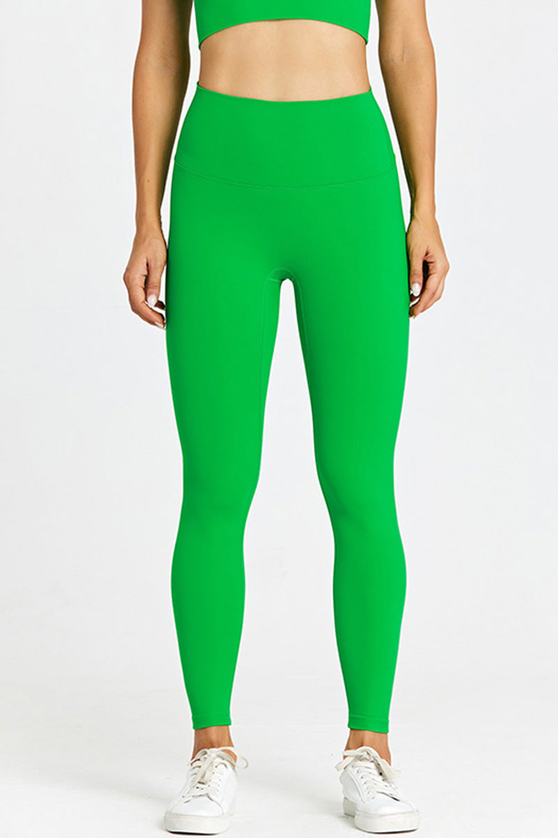 Solid High-Waisted Leggings