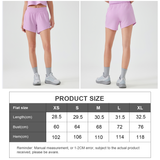 Women Ice Feeling Quick Dry Loose Fit Breathable Outdoor Running Yoga Sports Fitness Shorts