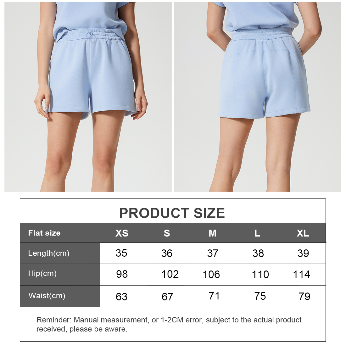Women Summer High Waisted Loose Air Layer Running Sports Hundred Casual Fitness Yoga Shorts