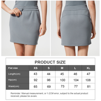 Women Soft Skinny Skinny Hundred Fitness Sports Yoga Half Tennis Skirt