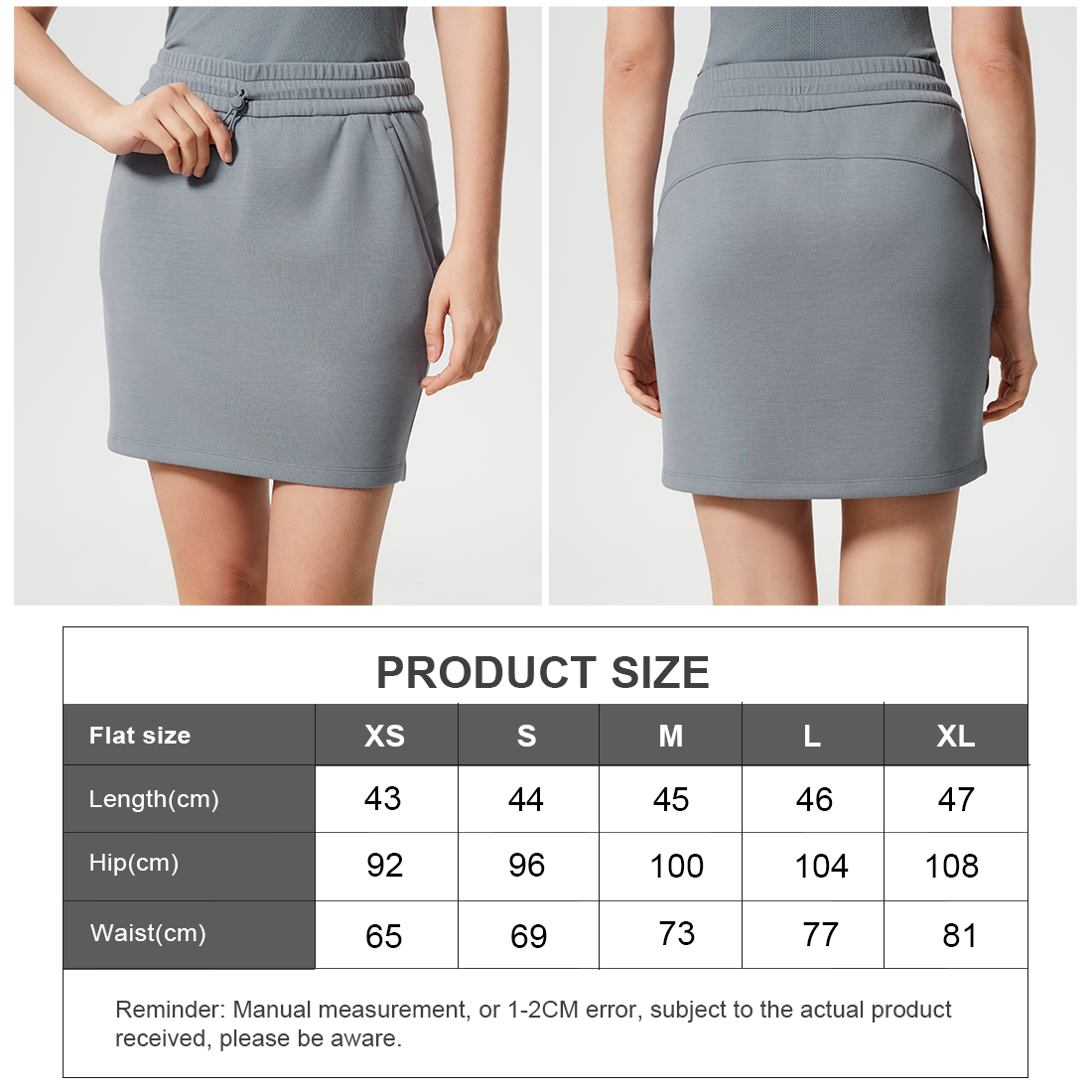 Women Soft Skinny Skinny Hundred Fitness Sports Yoga Half Tennis Skirt