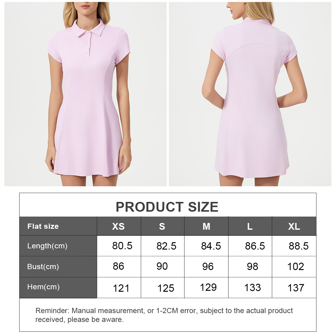 Women Mid-Length Waist Thin Ice Breathable Tennis Sports Yoga Short-Sleeved Dresses