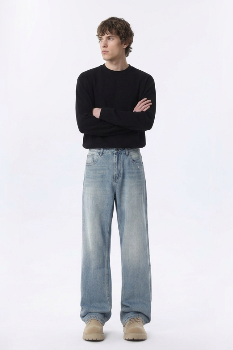 Men's Fall Blend Relaxed Straight Leg Jeans