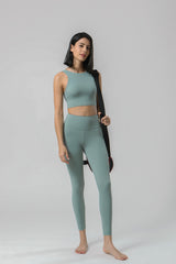 2 Pcs Set Women Yoga Bra +Yoga Leggings