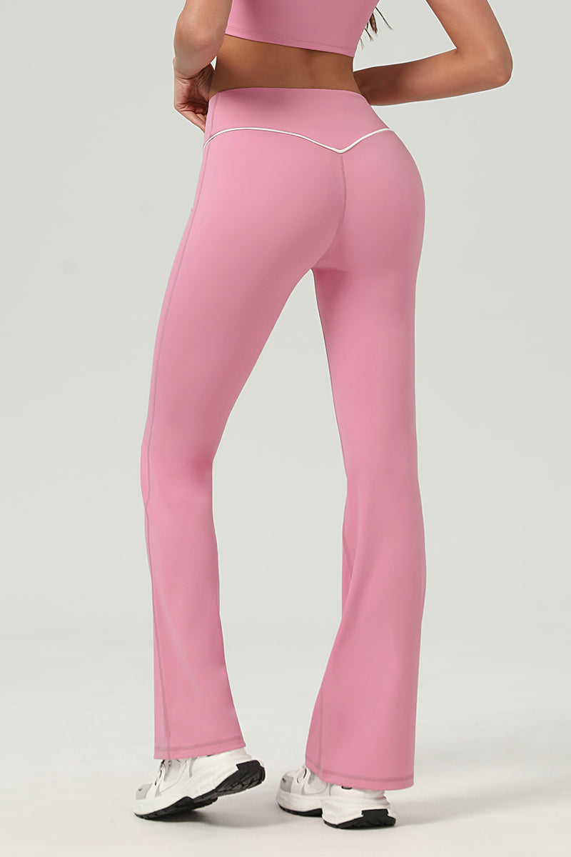 Women Naked-Feel High-Waisted Quick-Dry Flared Yoga Leggings