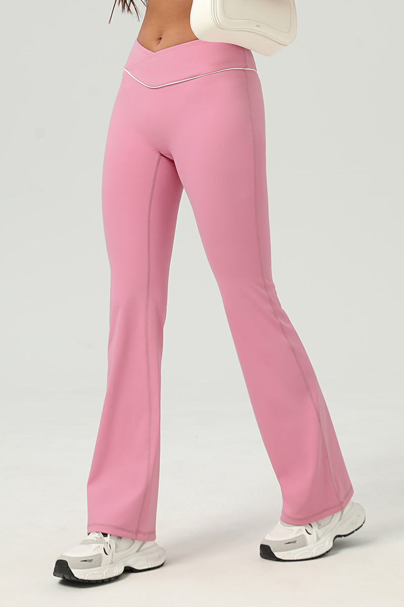 Women Naked-Feel High-Waisted Quick-Dry Flared Yoga Leggings