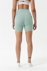 Women High Waist Yoga Shorts