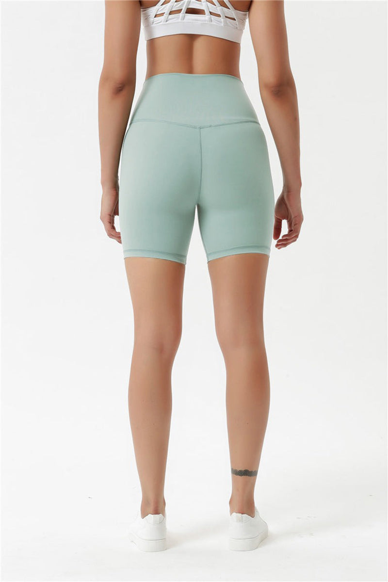 Women High Waist Yoga Shorts
