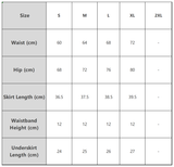 Women High Waist Stretch Tennis Yoga Skirt with Lining