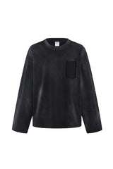 Men/Women Heavyweight Distressed Streetwear Long Sleeve T-Shirt