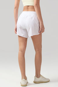Women Quick-Dry High-Waist Breathable Stretch Fitness Yoga Shorts
