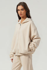 Unisex Heavyweight Fleece Zip-Up Hoodie