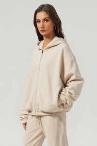 Unisex Heavyweight Fleece Zip-Up Hoodie