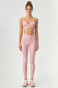 Women's Camisole Bra And Sculpting Leggings Yoga Set
