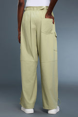 Women Double-Waist Paratrooper Cargo Straight-Leg Quick-Dry Sport Pants