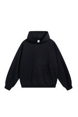 Men/Women Heavyweight Terry Ripped Sleeve Zip Hoodie