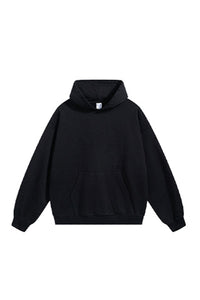 Men/Women Heavyweight Terry Ripped Sleeve Zip Hoodie