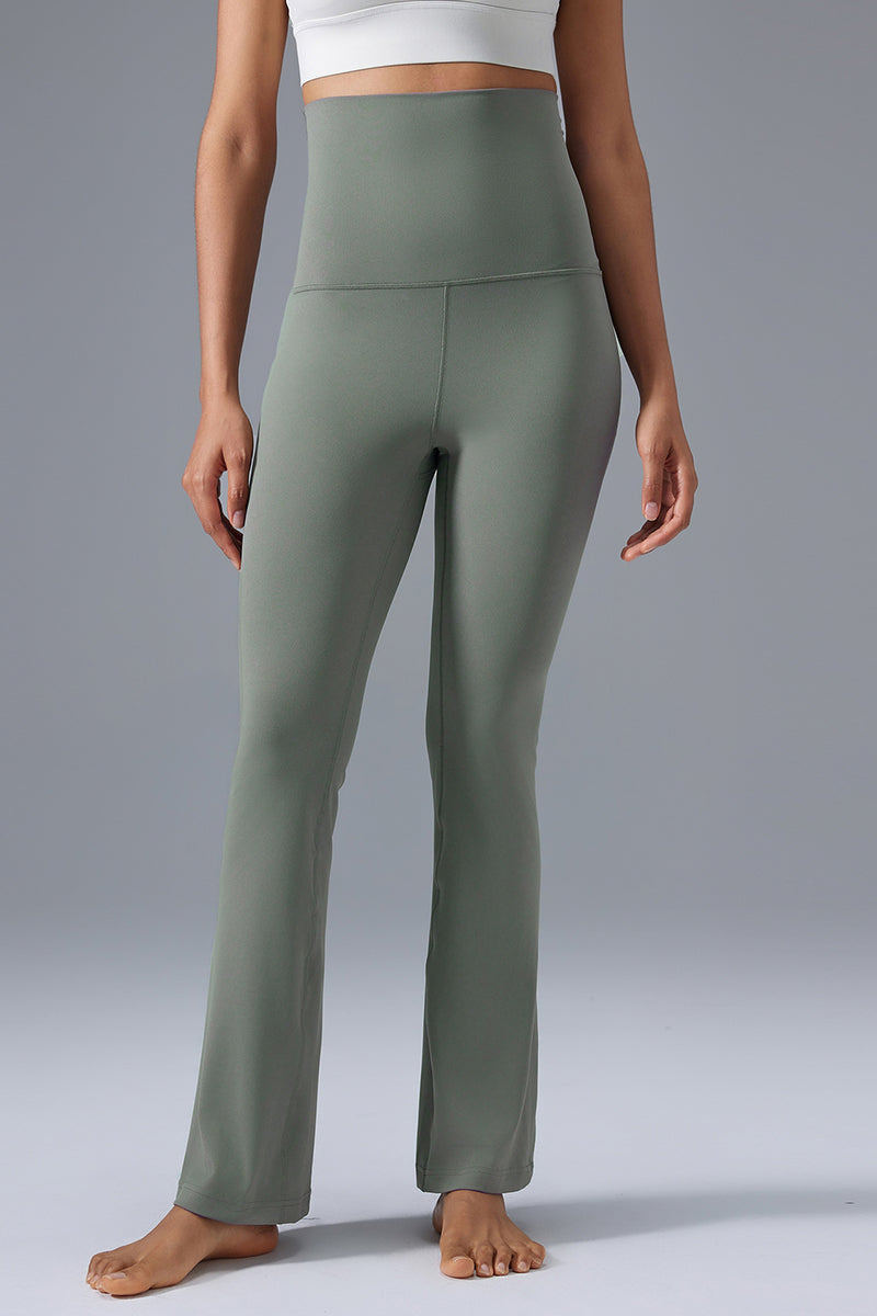 Women High-Waist Sculpting Flare-Leg Naked-Feel Yoga Leggings