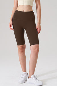 Women Naked-Feel High-Waist Sculpting Yoga Shorts