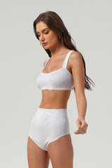 Women's Mint Textured Triangle Cup Bikini Set