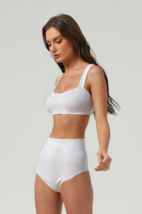 Women's Mint Textured Triangle Cup Bikini Set