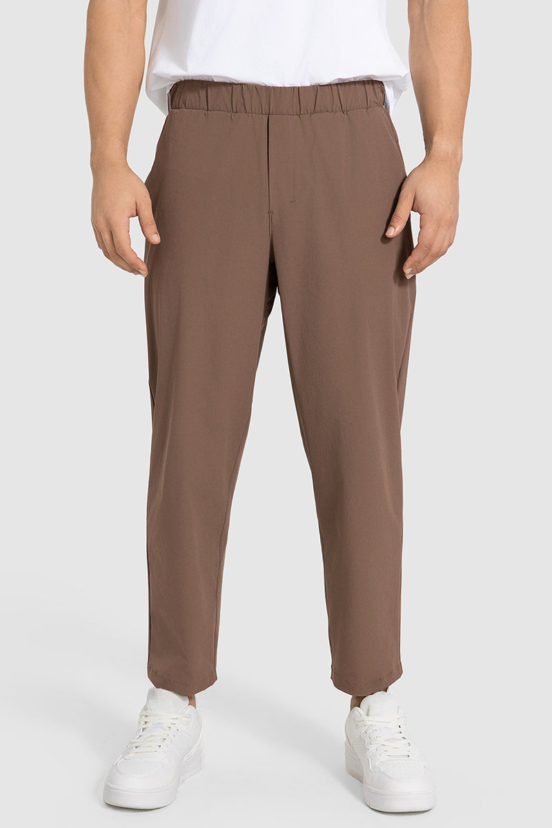 Men Lightweight Quick-Dry Straight Leg Casual Pants