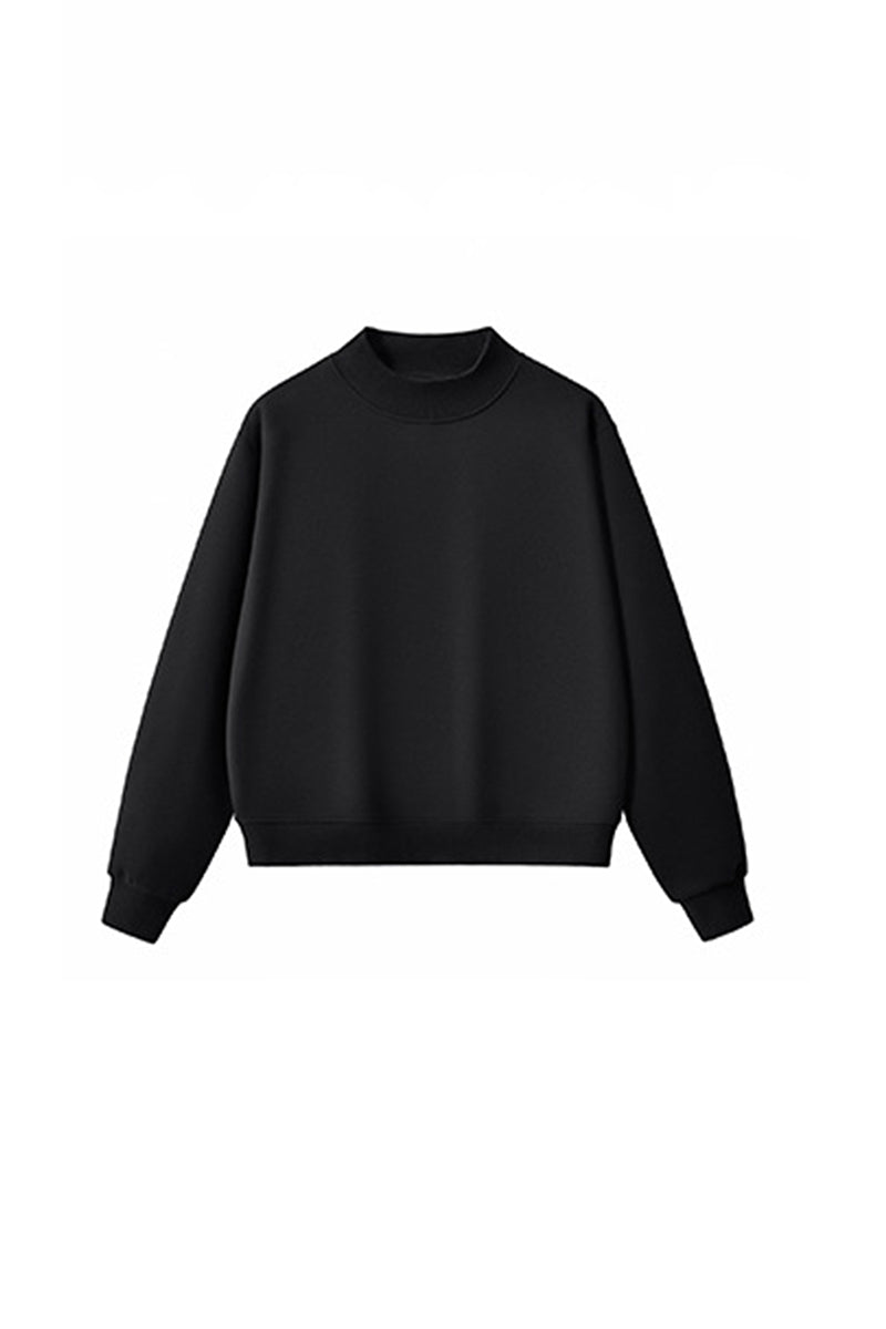 Unisex Cozy Fleece Mock Neck Sweatshirt – Sodalemons