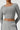 Women Ribbed Cropped Long-Sleeve Workout Top