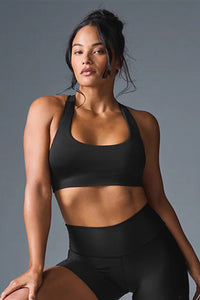 Women Shockproof Cross Back Sports Bra