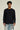 Men Solid Cotton Long Sleeve Tee