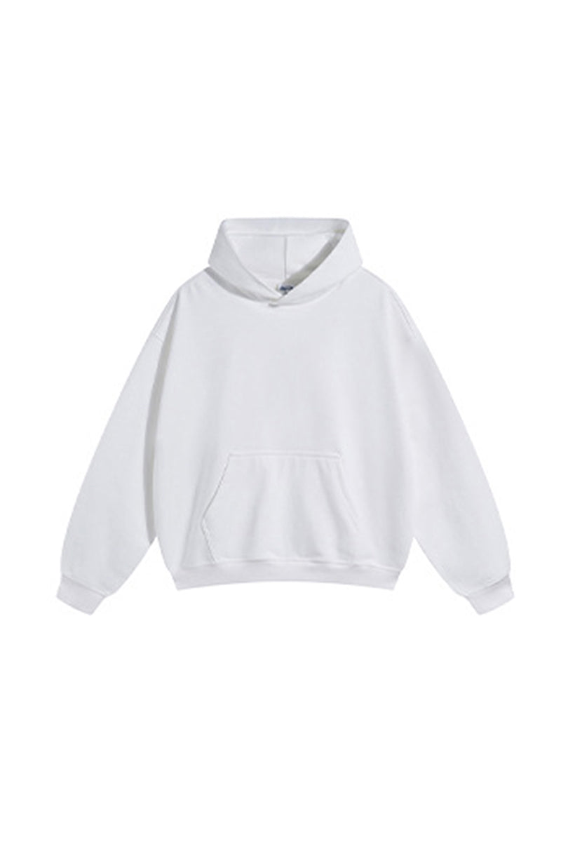 Unisex Heavyweight Terry Hoodie: Retro Modern Blend Design