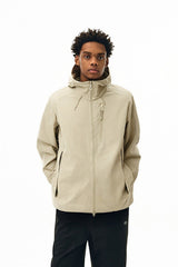 Men Seamless Hooded Urban Jacket
