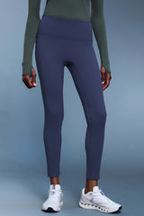 Women High-Waisted Fleece-Lined Tummy Control Cycling Yoga Leggings