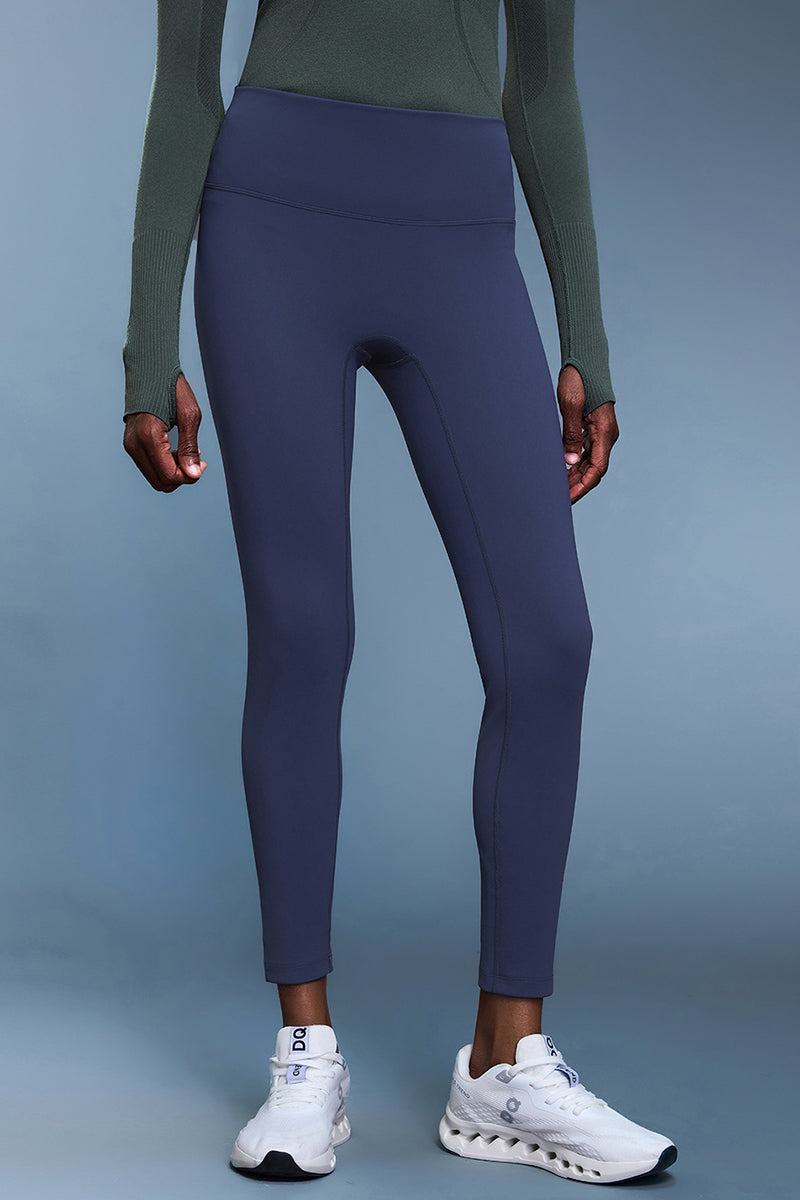 Women High-Waisted Fleece-Lined Tummy Control Cycling Yoga Leggings