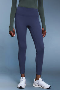 Women High-Waisted Fleece-Lined Tummy Control Cycling Yoga Leggings