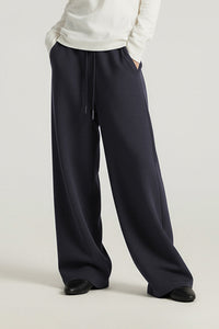 Women Relaxed Mid-Rise Wide-Leg Banana Pants - Lyocell Air Layer