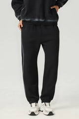Unisex Retro Fleece Straight-Leg Sweatpants