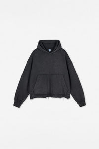 Unisex Boxy Towel-Knit Hoodie
