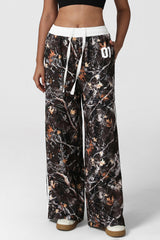 Women Camouflage Drawstring Casual Jogger Pants