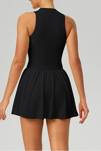 Women Cloud-Feel Fake Two-Piece Sports Dress