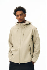 Men Seamless Hooded Urban Jacket